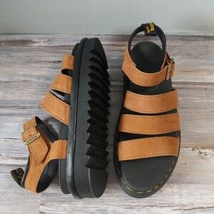 Dr. Martens Blaire Sandals in Desert Brown
